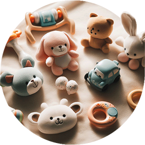 تصویر برای دسته  اسباب بازی نوزاد